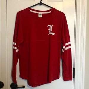 VS PINK University of Louisville Jersey shirt